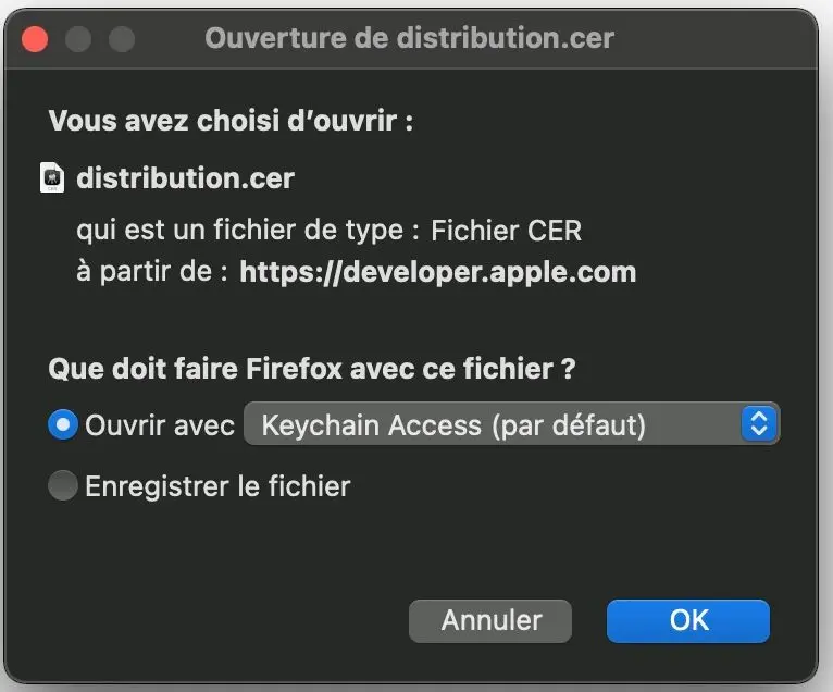 Trousseaux d'accès référencer dans votre Mac