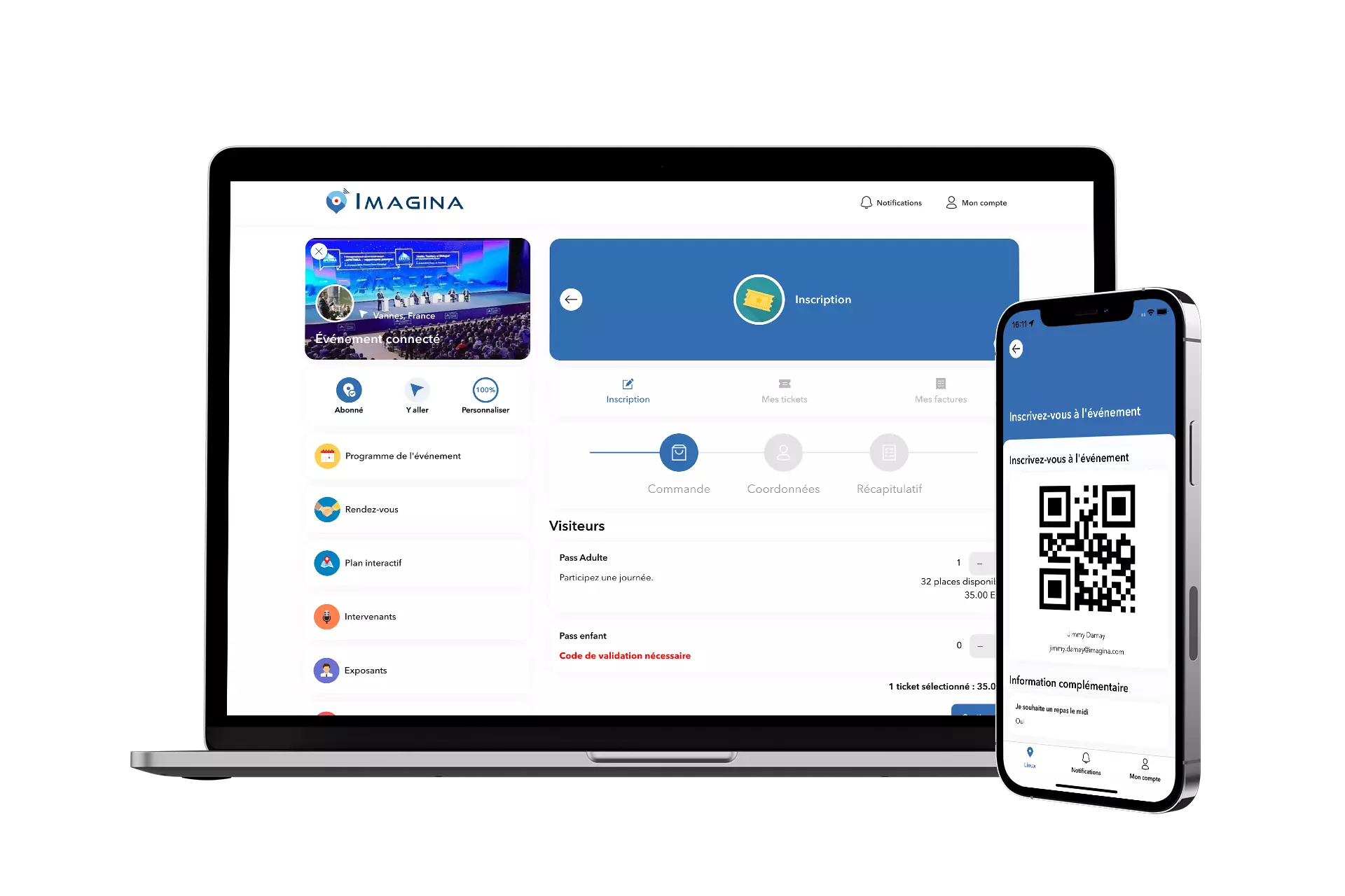 image d'une plateforme de billetterie
